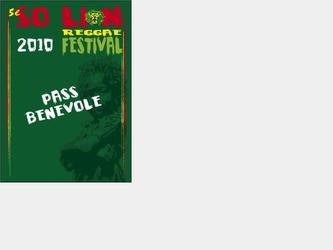 Réalisation des pass accès au Solion Reggae Festival