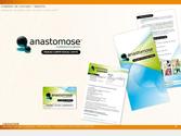 Création du réseau de compétences Anastomose communication en partenariat avec un graphiste et un web développeur. Identité visuelle papeterie, web design.