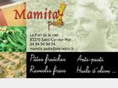 carte de visite pour le magasin Mamita Pasta   St-Cyr/mer (83)