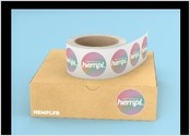 Réalisation de stickers pour HEMPI, CBD shop.