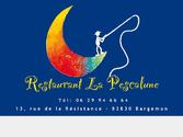 carte de visite rerstaurant la pesca luna - Bargemon