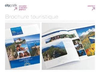 Brochure touristique grand public pour lOffice de Tourisme de Talloires 
