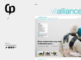 Travail effectu dans le cadre d un stageRefonte du site de l identit visuelle et du site web de Vitalliance