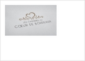 Création graphique du logo des chambres d'hôtes "Au coeur de Bordeaux"