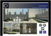 Réalisation entièrement en 3D de la mosquée Sheik Zaïed.