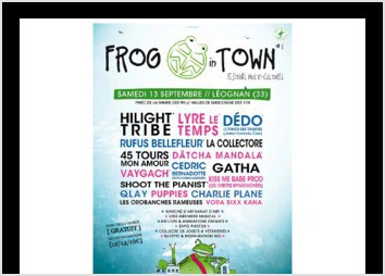Affiche du festival Frog in Town