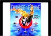 Maquette pour la promotion de la tourne de la flamme ; Jumelage du flambeau des jeux Olympiques de Montral \