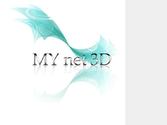logo réalisé pour le site de création internet "mynet3d"