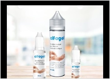 Le gel hydroalcoolique Alfagel est une solution bactricide.
Distribu par Gaatrend, Alfagel rpond  une demande forte pendant l pidmie de Covid19.