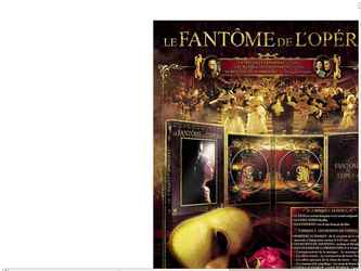 Création d'une annonce presse pour la sortie vidéo du film "Le Fantôme de l'opéra"