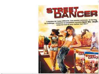 Création d'une annonce presse pour la sortie vidéo du film "Street Dancer"