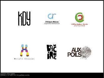 Composite cration LogotypesDclinaison et ralisation des chartes graphiques associes