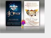 Carte de Visite DJ Omar + logo
