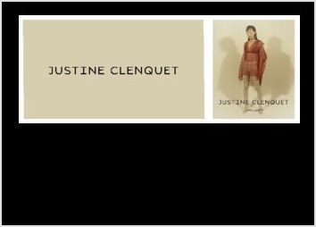 Conception de l'identité visuelle de la créatrice Justine Clenquet. Design du logo qui s'applique sur tous ses créations et packaging. 