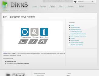 Refonte de logo Pour le projet Europen EVA, bibliothques de virus Biologiques pour la recherche.