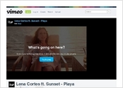 Réalisation du clip musical pour les artistes Lena Cortes et Sunset sur leur titre "Playa"