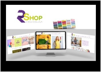 Site e-commerce autour de la couleurs et de la colorimétrie.