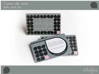 Carte de visite « Dolly and Joe »

Pelliculage mat + vernis sélectif