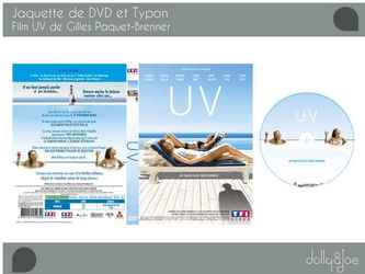 Réalisation de la jaquette et du typon du DVD "UV" de Gilles Paquet-Brenner.