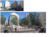 Représentation 3D et photomontage pour le projet urbain à Marseille, rue des petites maries