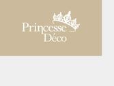 Conception du logotype, de la papeterie, de flyers et du site web. Princesse Déco est une boutique en ligne qui propose des décorations de tables éphémères pour tous les événements de la vie.