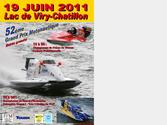 Affiche pour le Grand Prix motonautique de Viry-Chtillon 2011
