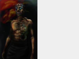 Petit Matte-painting d un Zombie.
