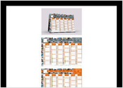 Conception graphique et mise en page d'un calendrier Annuel au format A5