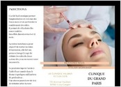 Brochure informations pour clinique de chirurgie esthétique