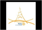 Logo réalisé pour l'association Rotary Club Paris Passerelle
