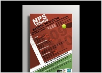 Ralisation d un feuillet d inscription pour le club NPS Tennis