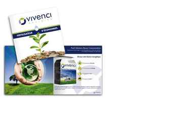 Plaquette de présentation des services de la société Vivenci, spécialisée dans les solutions d'économies d'énergies