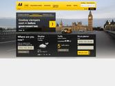 Webdesign pour le site The AA principaux assureurs en Angleterre