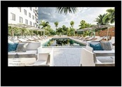 Aménagement et modélisation 3d de la terrasse avec piscine de l'hôtel ONOMO en OUGANDA