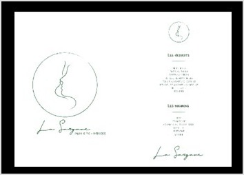Creation d'un logo + menu (carte) pour un salon de the/patisserie

2nde propostion dans un esprit + luxe
