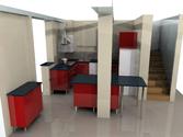 projet d'aménagement d'une cuisine à titre personnel.
réalisation 3D avec Solidworks