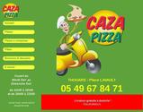 Le site internet officiel de CAZA PIZZA  Thouars (79)