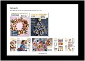 Magalogue fin d'ann&eacute;e pour le supermarch&eacute; Delhaize. Concept, shooting et mise en page.