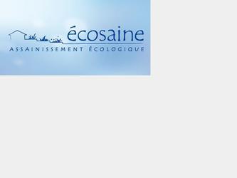 Creation d'un logotype pour ecosaine, phytoépuration écologique par filtres plantés