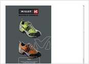 En tant que chef produit chaussures au sein de l'entreprise Millet, j'étais en charge du design et du développement des chaussures "outdoor" et 
d'alpinisme. 
Mise en place d'un cahier des charges ajusté à un planning précis allant de la création jusqu'au prototypes développés dans la culture de l'entreprise.
Suivi graphique des conditionnements, étiquettes de ces produits.
