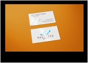 Création d'un logo pour une Start-up dans le domaine de la santé, ainsi que de cartes de visite avec vernis 3d et autres supports de communication.