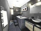 Simulation 3d salle de bain pour un particulier