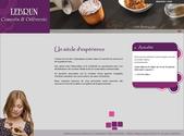 Conception et réalisation site vitrine + bando flash