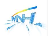 Conception du logo de la mutuelle MNH s adaptant  leur objectif de campagne et dclin en plaquette commerciales et affiches.