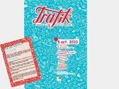 Affiche A3 avec son flyer A5, réalisés pour le marché des jeunes créateurs.