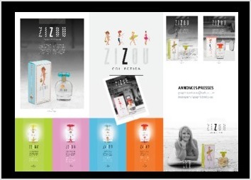 Declinaison d une gamme de parfum : logo, packaging, annonce presse... www.graphistenicolas.com
