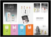 Declinaison d une gamme de parfum : logo, packaging, annonce presse... www.graphistenicolas.com