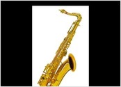 Illustration d'un saxophone réalisée aux feutres à alcool et pastels