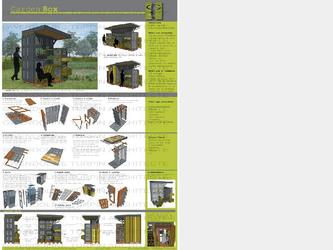 CONCOURS "l abri  bricoles" conception architecturale & modlisation 3D (sketchup & photoshop)