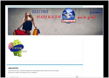 Création site web e-commerce Tunisien pour la societ electro-hadjkacem 
